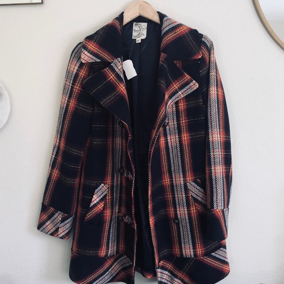 Tulle Jackets & Blazers - Last Chance- Tulle plaid coat